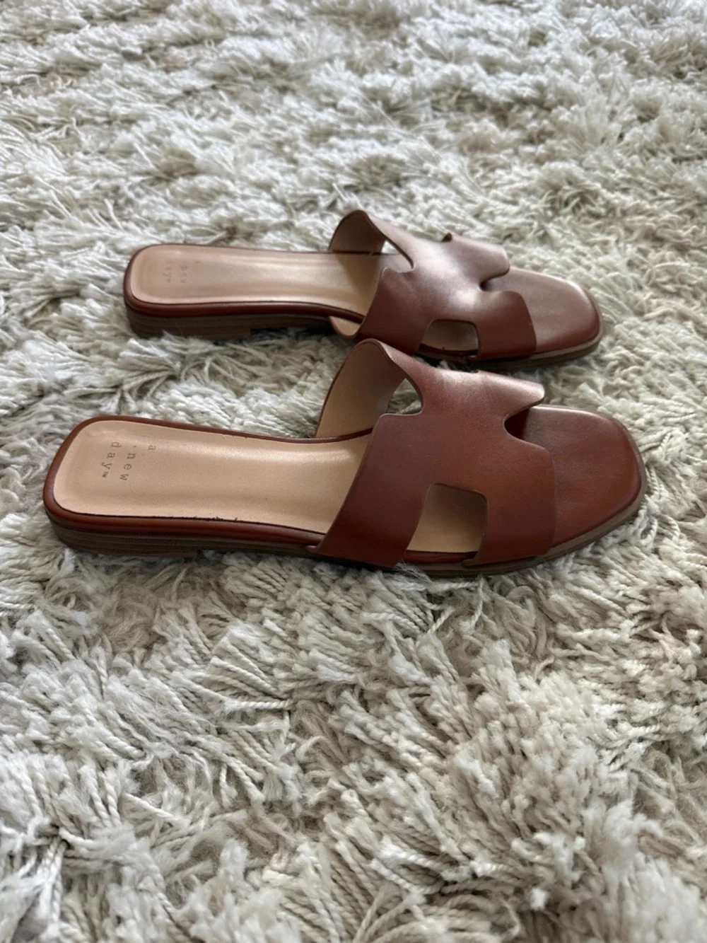 a new day Tan Cutout Slide Sandals for Women - Picture 3 of 3